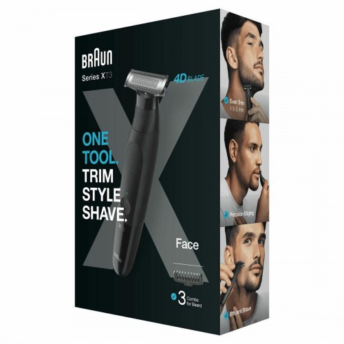 Braun Series XT3 XT3100 - trådløs hårtrimmer og shaver til ansigt og krop