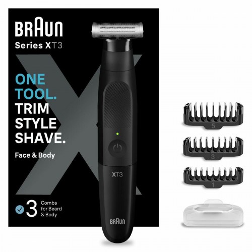 Braun Series XT3 XT3100 - trådløs hårtrimmer og shaver til ansigt og krop