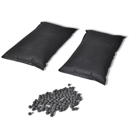 Deodoriseringsposer med aktivt kul 2 stk. 2 kg