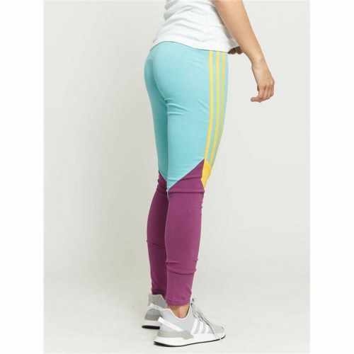 Adidas High-Waisted sportsleggings til kvinder - akvamarin, str. 38