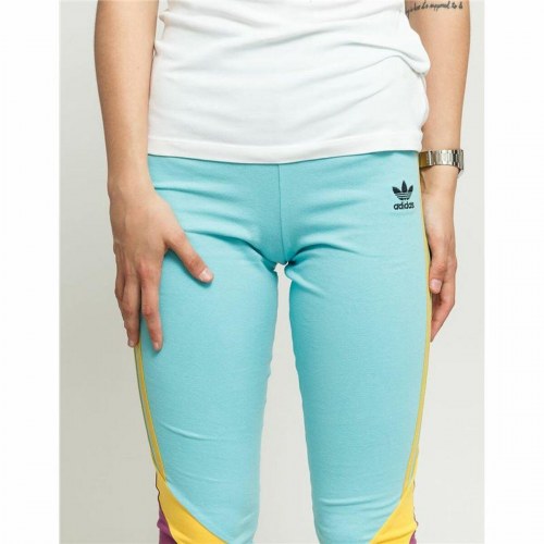 Adidas High-Waisted sportsleggings til kvinder - akvamarin, str. 38