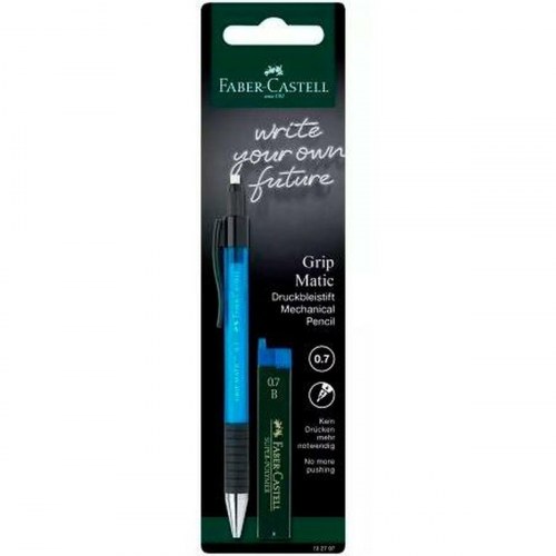 Faber-Castell Grip Matic stiftholder blå 0,7 mm - 10 stk.