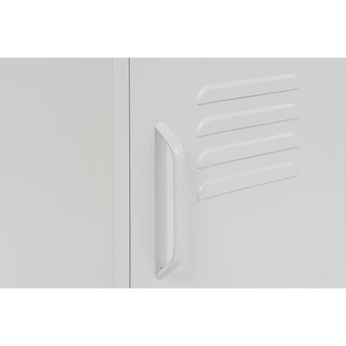 Natbord Home ESPRIT Hvid Metal 35 x 35 x 51 cm