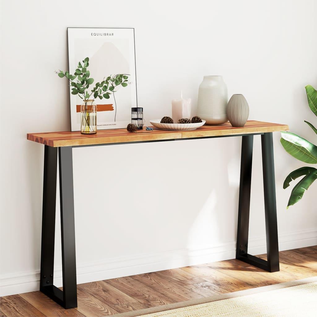 Kosolbord Med Naturlig Kant 140x40x80 Cm Massivt Akacietræ
