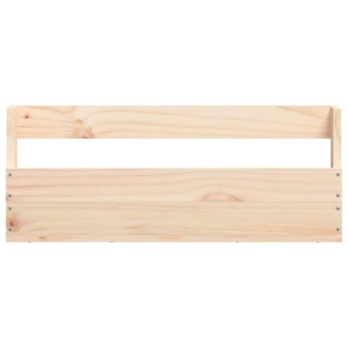 Væghængte skohylder 2 stk. 59x9x23 cm massivt fyrretræ