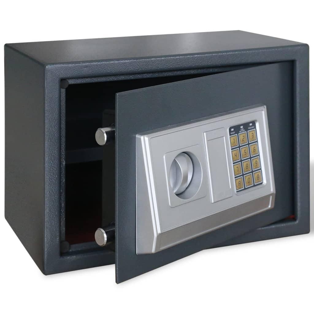 Electronisk digitalt pengeskab med hylde 35 x 25 x 25 cm