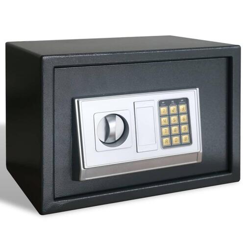 Electronisk digitalt pengeskab med hylde 35 x 25 x 25 cm