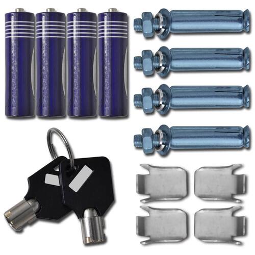 Electronisk digitalt pengeskab med hylde 35 x 25 x 25 cm