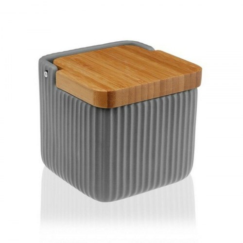 Versa saltkar med låg 11,5 × 11,5 × 11,5 cm - hvid