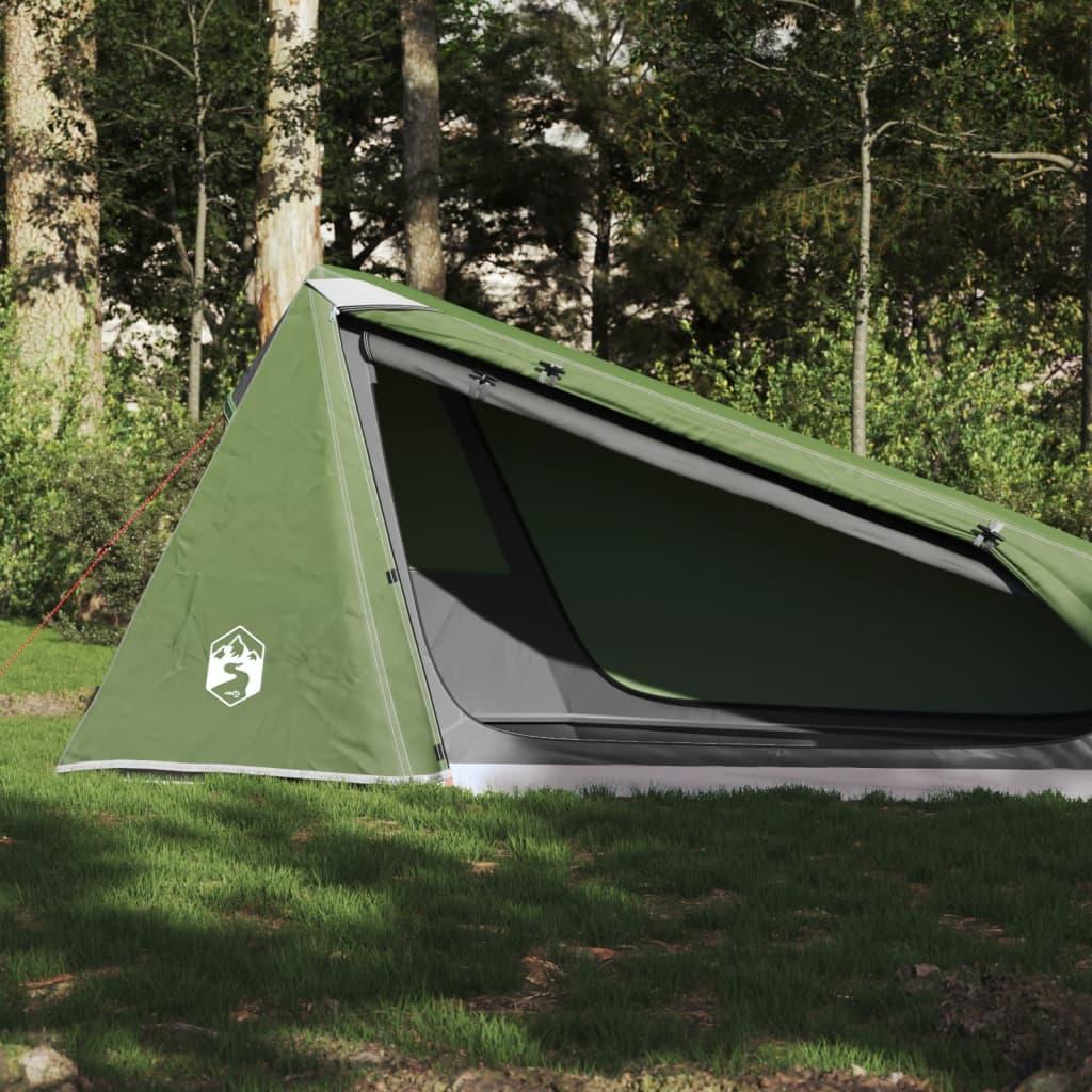 1-personers campingtelt vandafvisende grøn