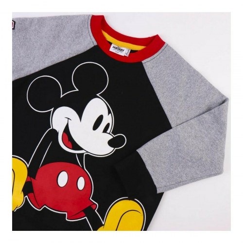 Træningsdragt til børn Mickey Mouse Sort - 6 år