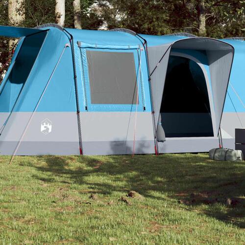 4-personers campingtelt vandafvisende blå