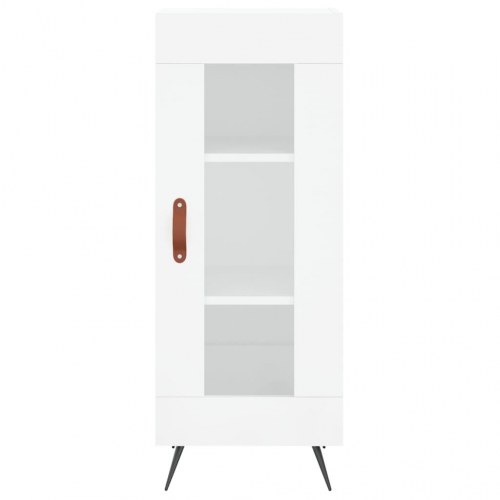 Højskab 34,5 x 34 x 180 cm - hvid højglans