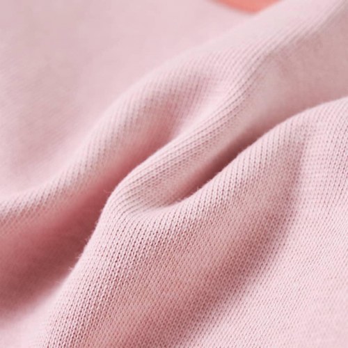Sweatshirt til børn str. 128 - farveblok i pink/lyserød