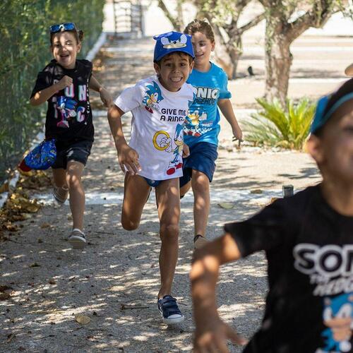 Børne Kortærmet T-shirt Sonic Hvid 12 år