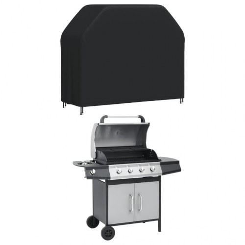 Grillovertræk 147 x 61 x 112 cm - sort