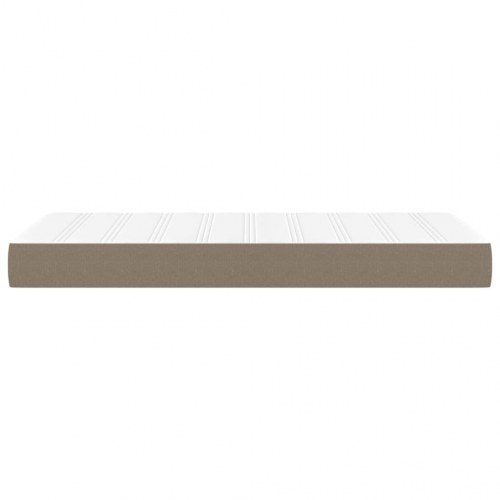 Springmadras med pocketfjedre - medium 80×200×20 cm, gråbrun