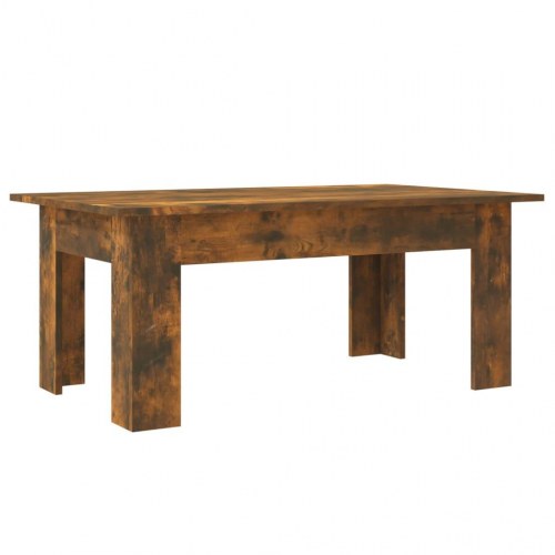 Sofabord 100 x 60 x 42 cm - røget egetræ