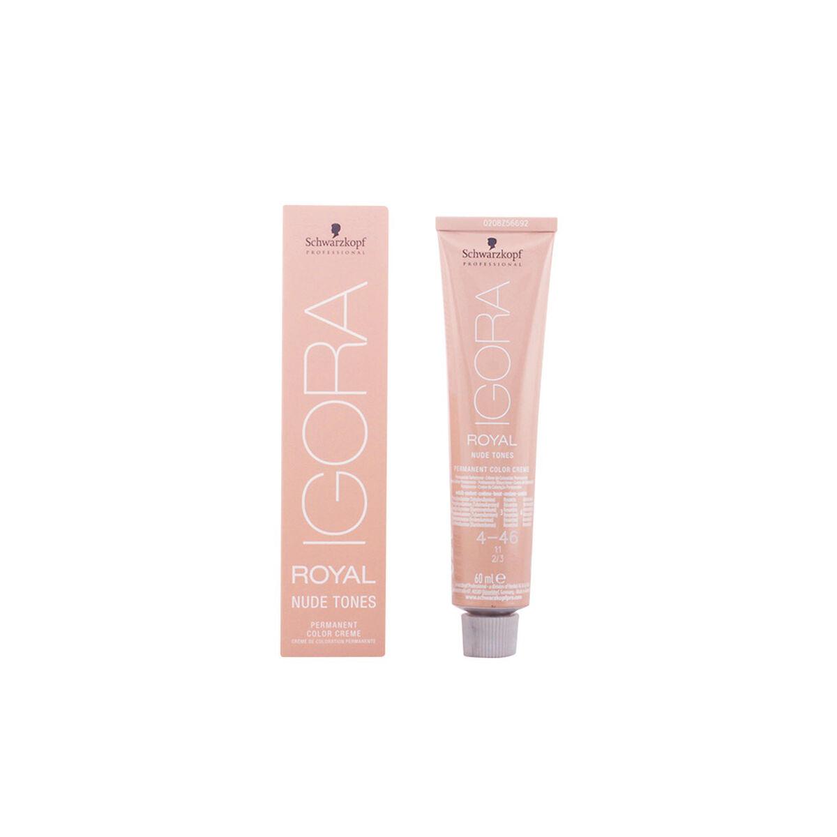 Permanent hårfarve creme Schwarzkopf Igora Royal Nude Tones 4.46 - 60 ml