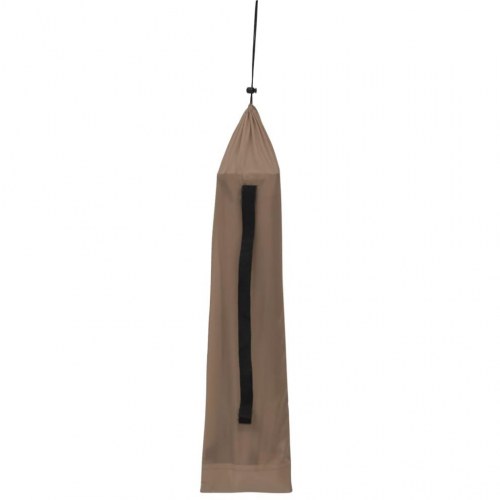 Campingsenge 2 stk. 180 x 60 x 19 cm - gråbrun