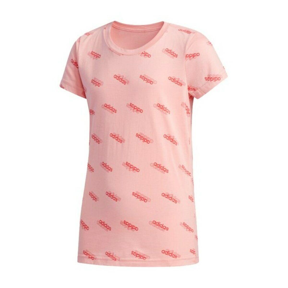 Børne Kortærmet Shirt Adidas Fav Pink
