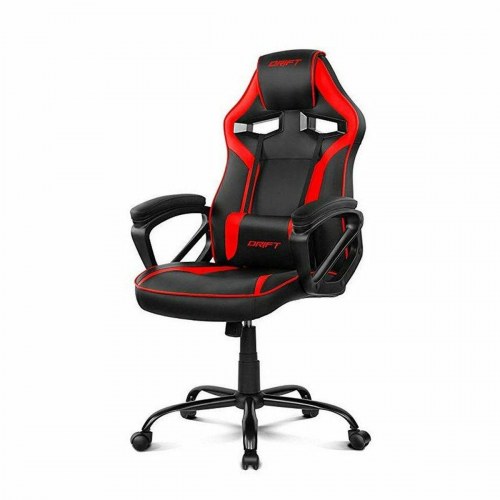 DRIFT DR50BR gaming-stol - sort/rød, justerbar kontorstol