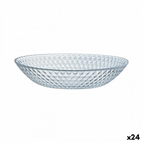 Luminarc Pampille dyb tallerken, klar glas, 20 cm - 24 stk.