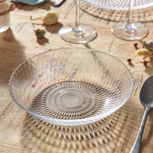 Luminarc Pampille dyb tallerken, klar glas, 20 cm - 24 stk.