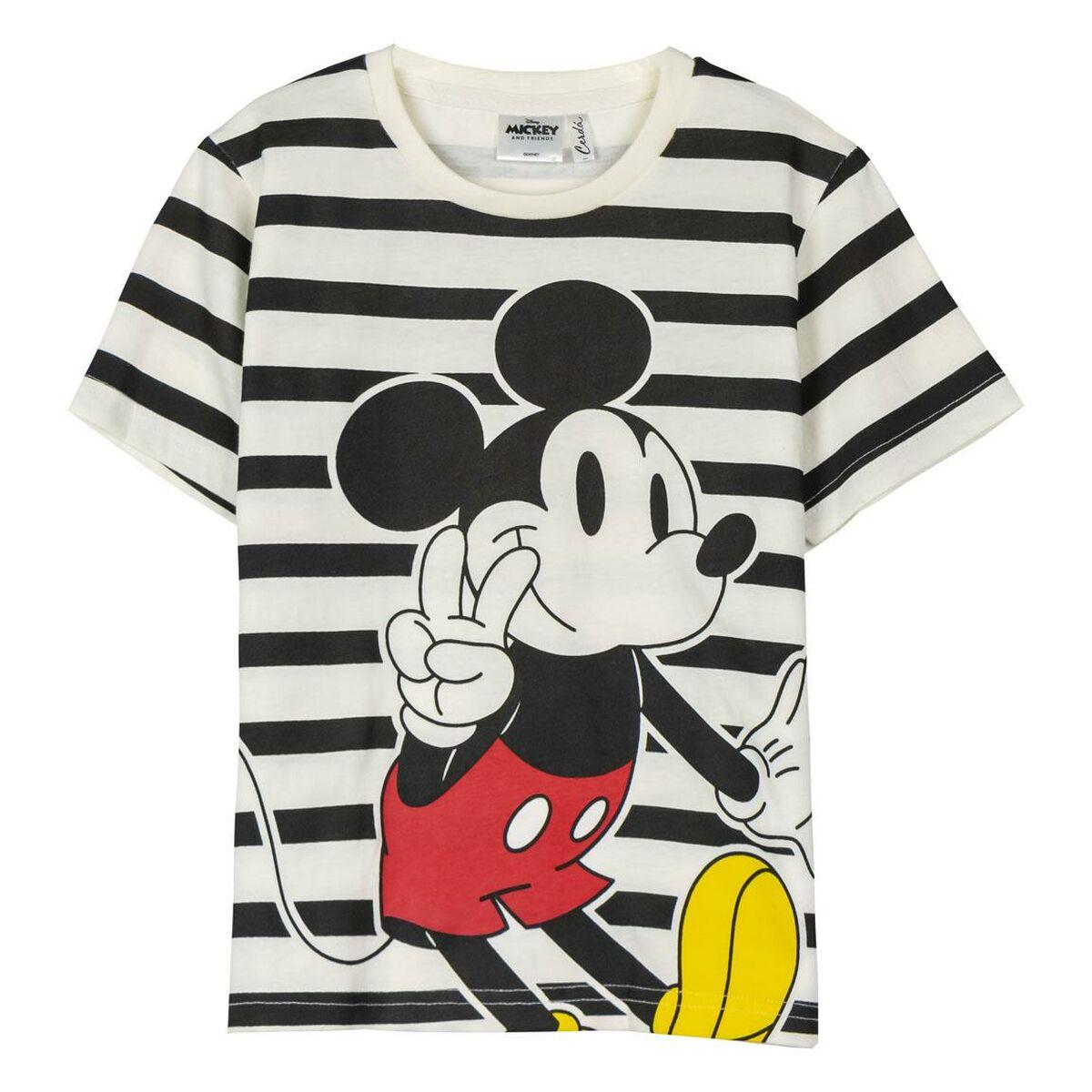 Børne Kortærmet T-shirt Mickey Mouse Multifarvet 6 år