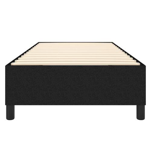 Sengeramme til kontinentalseng 90x190 cm stof sort