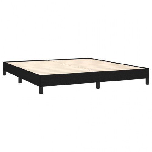 Sengeramme uden madras 180×200 cm - stof, sort