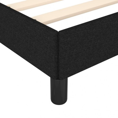 Sengeramme uden madras 180×200 cm - stof, sort