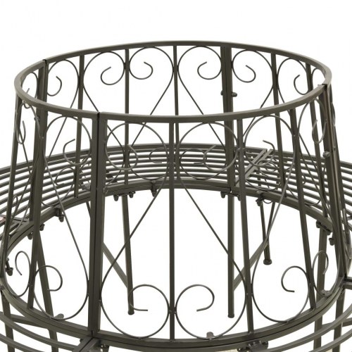 Havebænk til træ 160 cm stål