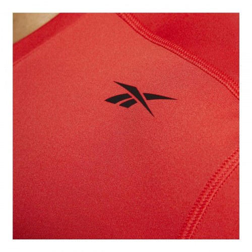 Kortærmet Sport T-shirt Reebok Workout Ready Rød - L