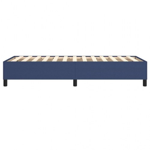 Boxspring sengeramme 90 x 190 cm stof - blå