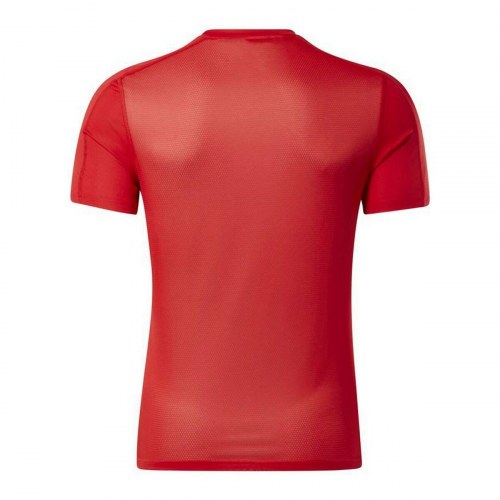 Kortærmet Sport T-shirt Reebok Workout Ready Rød - M