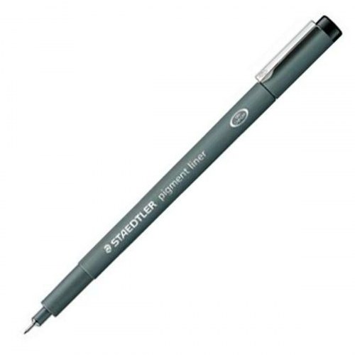 Staedtler Pigment Liner fineliner - sort, 0,1 mm (10 stk.)