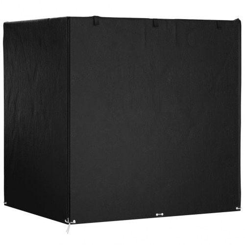 Overtræk til gyngebænk - 220 × 177 × 220 cm, sort PE, 12 øjer