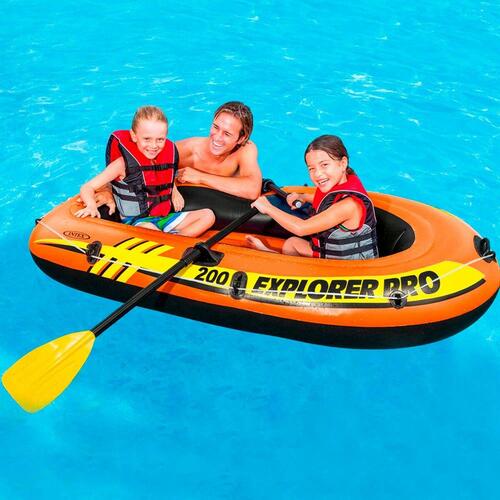 Oppusteligt Skib Intex Explorer Pro 200 3 enheder 196 x 33 x 102 cm