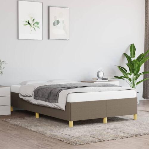 Sengeramme uden madras Taupe 120x200 cm Stof