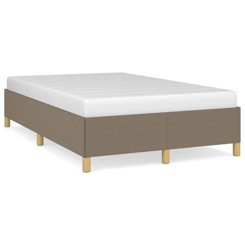 Sengeramme uden madras Taupe 120x200 cm Stof