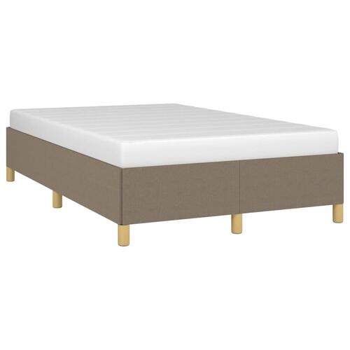 Sengeramme uden madras Taupe 120x200 cm Stof