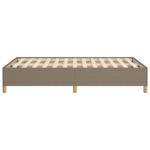 Sengeramme uden madras Taupe 120x200 cm Stof