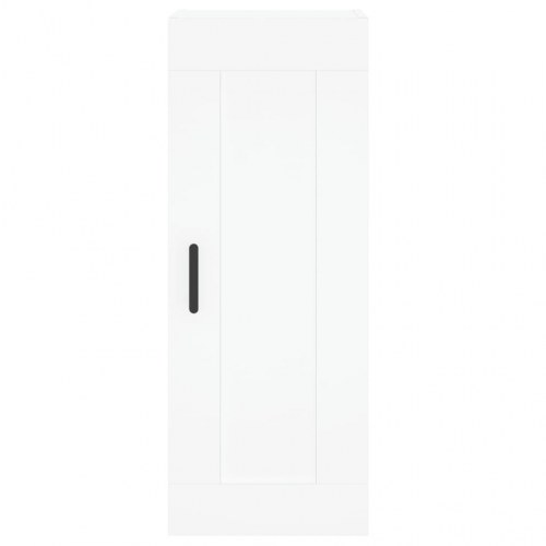 Højskab 34,5 x 34 x 180 cm i konstrueret træ - hvid
