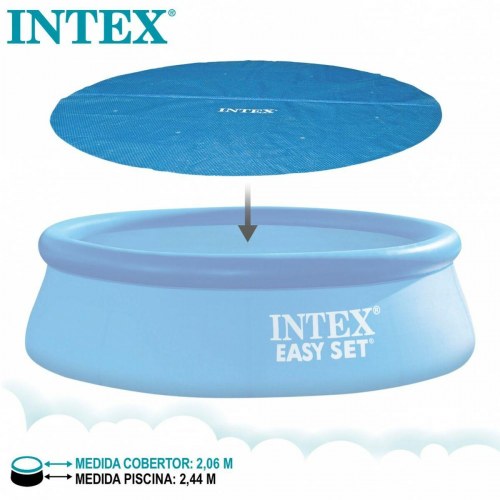 Pool overtræk Intex Easy Set - solardug Ø 244 cm (206 × 206 cm) - 3 stk.