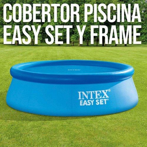 Intex poolovertræk 29021 til EASY SET/METAL FRAME Ø 305 cm - Blå