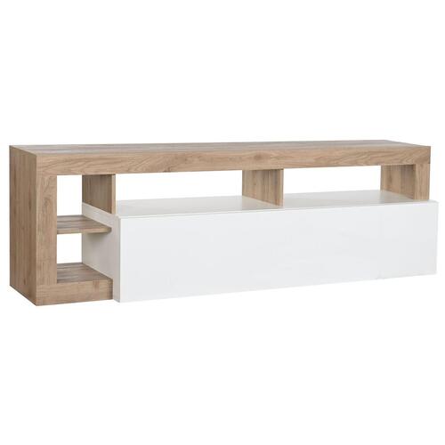møbler Hvid Brun Metal Træ MDF 184 x 42 x 58 cm