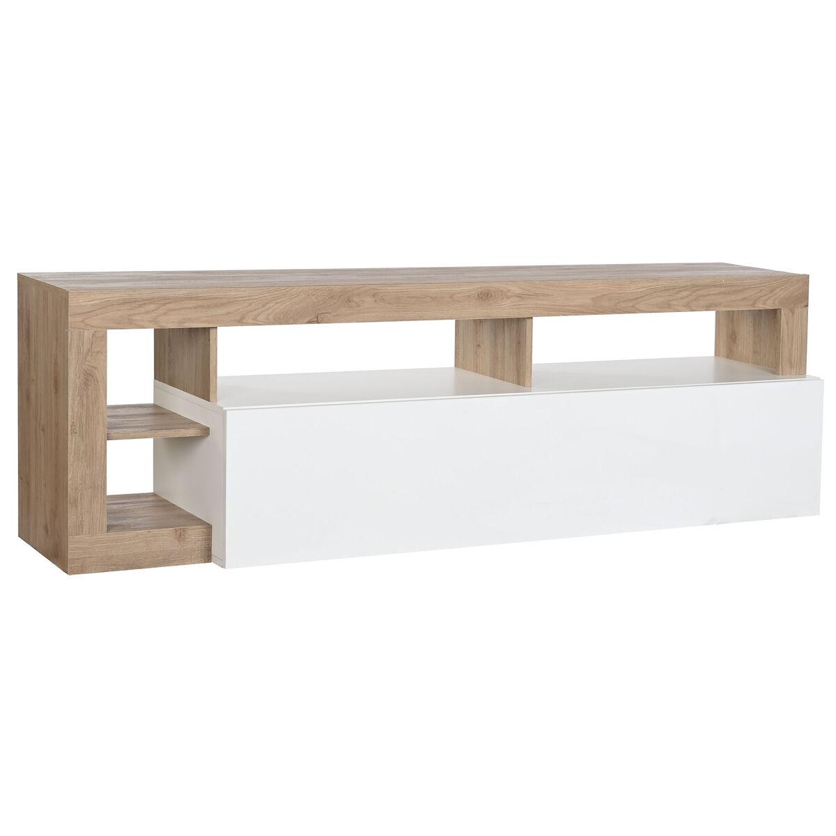 møbler Hvid Brun Metal Træ MDF 184 x 42 x 58 cm