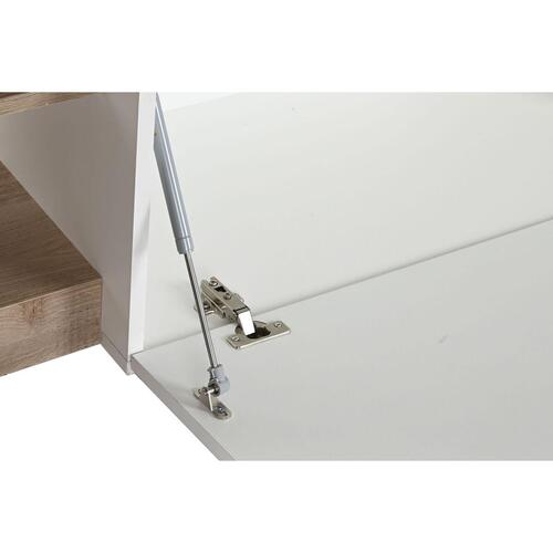 møbler Hvid Brun Metal Træ MDF 184 x 42 x 58 cm