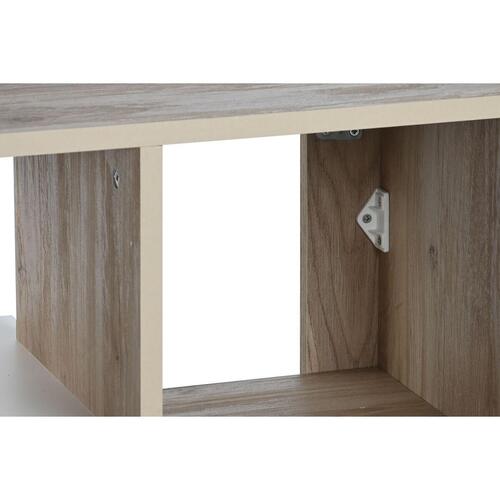 møbler Hvid Brun Metal Træ MDF 184 x 42 x 58 cm